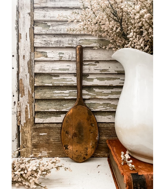 Vintage Brass/Copper Hand Mirror